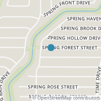 Map location of 6818 Spring Forest St, San Antonio TX 78249