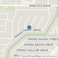 Map location of 11703 Spring Dale Dr, San Antonio TX 78249