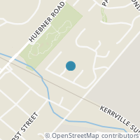 Map location of 6 Orsinger Frg, San Antonio TX 78230