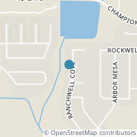 Map location of 12119 Ranchwell Cv, San Antonio TX 78249