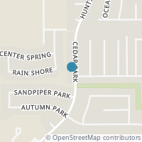 Map location of 11407 Cedar Park, San Antonio TX 78249