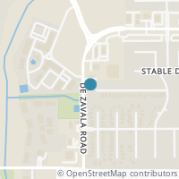 Map location of 6386 Stable Farm, San Antonio TX 78249