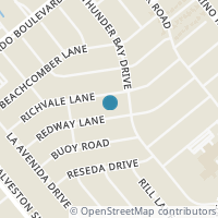 Map location of 831 Redway Lane, Houston, TX 77062