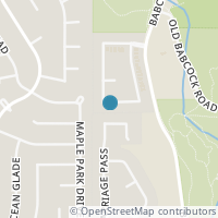 Map location of 7511 Eagle Ledge, San Antonio TX 78249