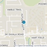 Map location of 12430 Autumn Vista St, San Antonio TX 78249