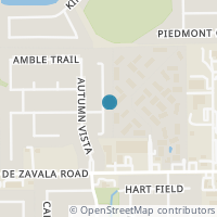 Map location of 12502 Valle Dezavala, San Antonio TX 78249