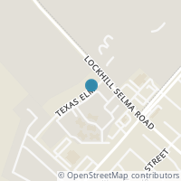 Map location of 4179 Texas Elm, San Antonio TX 78230