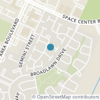 Map location of 2247 Broadlawn Drive, Houston, TX 77058