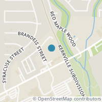 Map location of 4839 Brandeis St #624E, San Antonio TX 78249