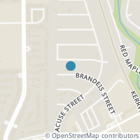 Map location of 4927 BRANDEIS ST, San Antonio, TX 78249