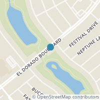 Map location of 1306 El Dorado Boulevard, Houston, TX 77062