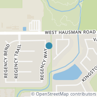 Map location of 13230 Regency Way, San Antonio TX 78249