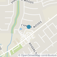 Map location of 4514 Cypress Woods St, San Antonio TX 78249