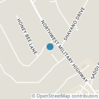 Map location of 102 Turkey Creek Rd, Shavano Park TX 78231