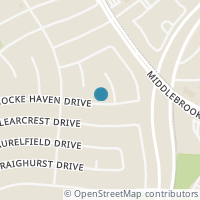 Map location of 16427 Locke Haven Drive, Houston, TX 77059