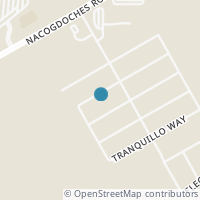 Map location of 7326 Obbligato Ln, San Antonio TX 78266