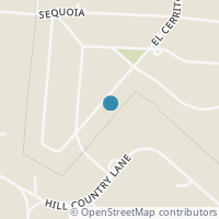 Map location of 215 El Cerrito Cir, Hollywood Park TX 78232