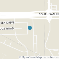Map location of 15735 Ridgegate Rd, Houston TX 77053