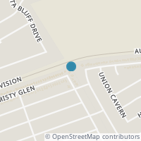 Map location of 5947 Misty Gln, San Antonio TX 78247