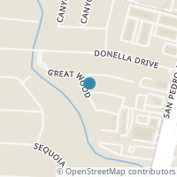 Map location of 7 Ashford Gln, Hollywood Park TX 78232