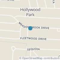 Map location of 232 Meadowbrook Dr, Hollywood Park TX 78232