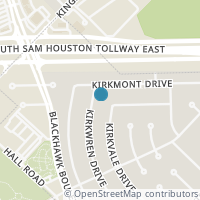 Map location of 9911 Kirkwren Dr #268, Houston TX 77089