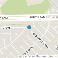 Map location of 9234 Kirkmont Dr, Houston TX 77089