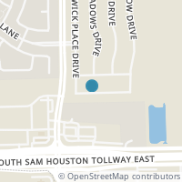 Map location of 3527 Canvasback Lane, Houston, TX 77047