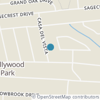 Map location of 110 Casa Del Vista St, Hollywood Park TX 78232