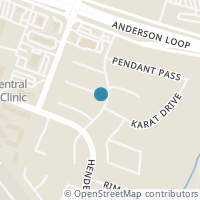 Map location of 17723 Krugerrand Dr, San Antonio TX 78232