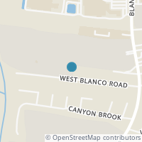 Map location of 17102 Blanco Trl, San Antonio TX 78248