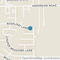 Map location of 3823 Rosalind Ln, Houston TX 77053