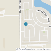 Map location of 14319 Hillard Green Ln, Houston TX 77047