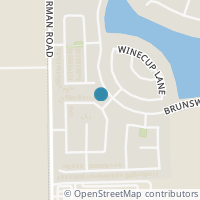 Map location of 14243 Brunswick Point Ln, Houston TX 77047