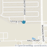 Map location of 8330 Lettie St, Houston TX 77075