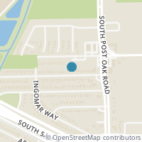 Map location of 5542 Gatewood Ave, Houston TX 77053
