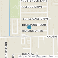 Map location of 4014 Oakside Dr, Houston TX 77053