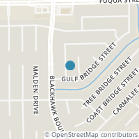 Map location of 10935 Covered Bridge St, Houston TX 77075