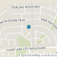 Map location of 4414 N Pine Brook Way, Houston TX 77059