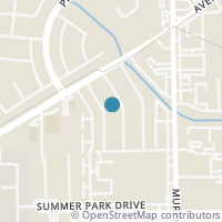 Map location of 603 Meadow Knoll Dr, Stafford TX 77477