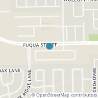 Map location of 9111 Fuqua Ridge Lane, Houston, TX 77075