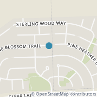 Map location of 4418 Pine Blossom Trl, Houston TX 77059