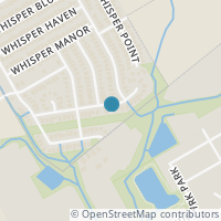 Map location of 3628 Whisper Trce, Schertz TX 78108