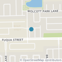 Map location of 10511 Quiet Villas Ln, Houston TX 77075