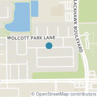 Map location of 9230 Delmont Park Lane, Houston, TX 77075