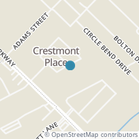 Map location of 1026 Crestmont Place Loop, Missouri City TX 77489