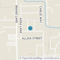 Map location of 227 Angela Ln, Stafford TX 77477