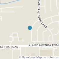 Map location of 13218 Ridgewood Knoll Ln, Houston TX 77047