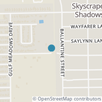 Map location of 7925 Peekskill Lane, Houston, TX 77075