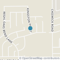Map location of 13114 Kingston Point Lane, Houston, TX 77047